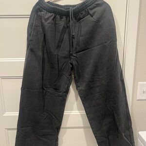 SKIMS Black Sweatpants Relaxed Fit Joggers